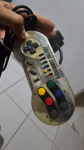 Controle fighting commander para Super Nintendo
