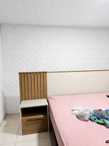 Instalação de placas de gesso em 3D