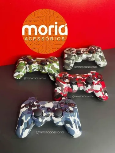 Controle Ps3 Joystick Sem Fio Camuflado