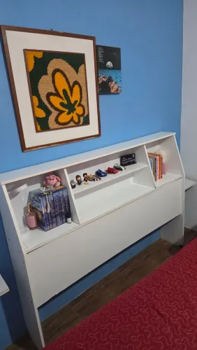 CABECEIRA DE CAMA DE CASAL USADA