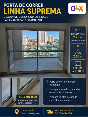 PORTA DE CORRER - LINHA SUPREMA