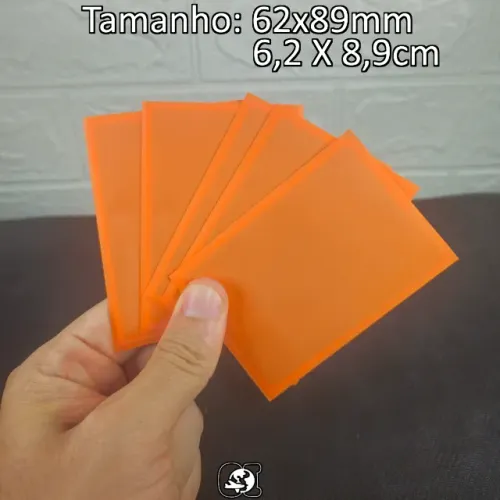 Sleeves Protetores de Cartas (62X89mm) (100 Unidades)