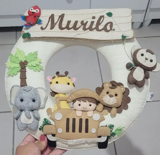 Decoração de porta bebê