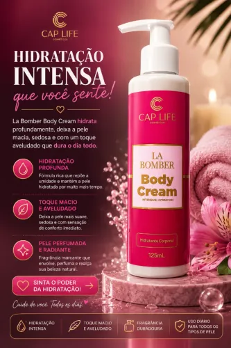 Hidratante Corporal La Bomber Body Cream Cap Life