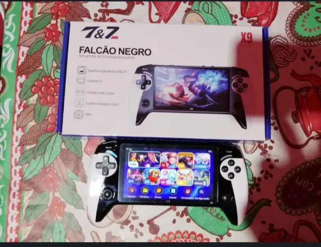 Vídeo game portátil falcão negro X9