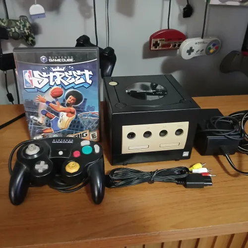 NINTENDO GAME CUBE KIT COMPLETO COM JOGO
