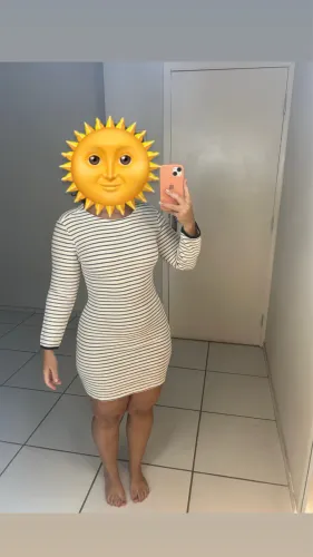 Vestido VIZZUAL listrado M