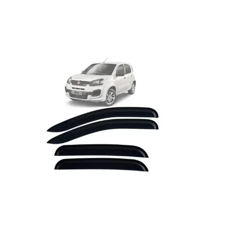 Calha De Chuva Defletor Fiat Novo Uno 4p todos