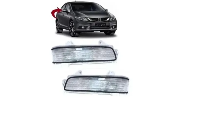 Par Pisca Seta Retrovisor Honda Civic 2012 2013 2014 2015 