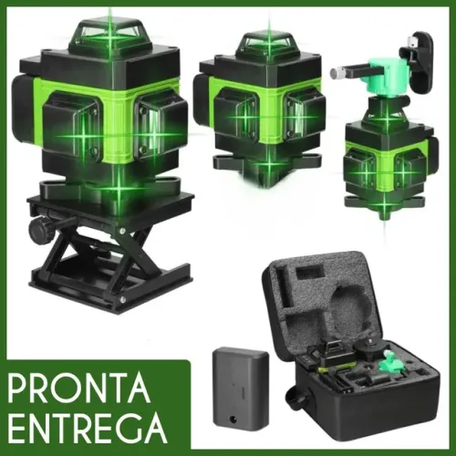 NÍVEL LASER 16 LINHAS + CONTROLE REMOTO 