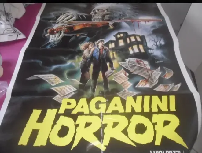 Poster Paganini horror cartaz gigante original italiano cinema 