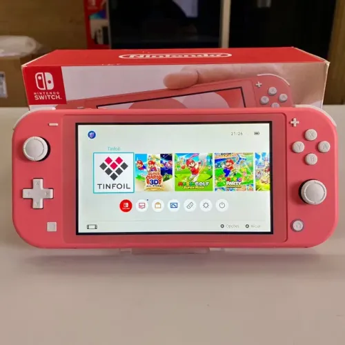 Nintendo Switch Lite Desbloqueado + Cartão de 128Gb Garantia - FFSTOREGAMES