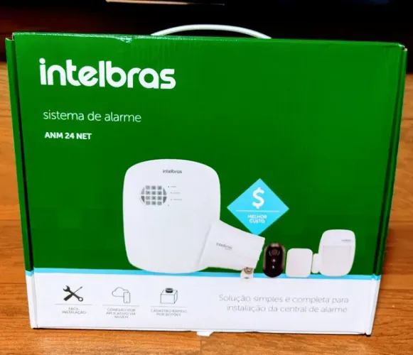 Alarme Intelbras sem fio p/ residência ou lojas.