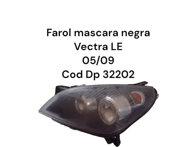 Farol Mascara Negra Vectra LE 05/09