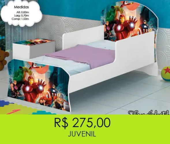 Cama infantil de menino 