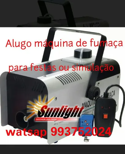 Máquina de fumaça para festas e eventos