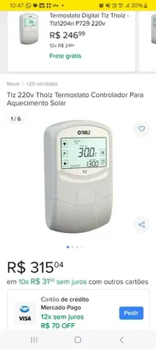 Controlador de temperatura Tholz