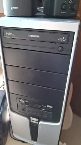 desktop core 2 duo 8gb ram, dvd, samsung ,hd 320gb, windows 11 sem monitor ( Goiânia)
