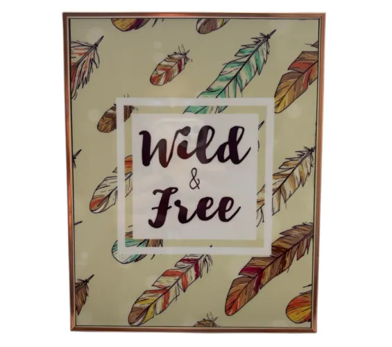 Quadro Decorativo Wild & Free