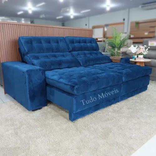 SOFÁ 2.50M / ALTO PADRÃO COM MOLAS E PILLOW