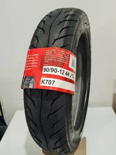 PNEU 909012 90/90-12 44J KENDA K707 879224 DIANTEIRO (TL) SEM CÂMARA