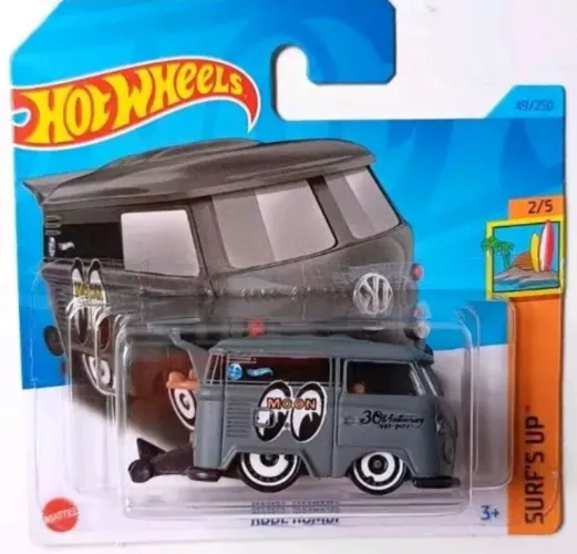 Hotwheels kool kombi 1/64,Cinza ,Cartela curta