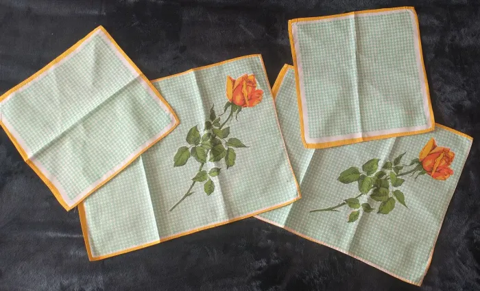 Par de jogo americano com guardanapo 