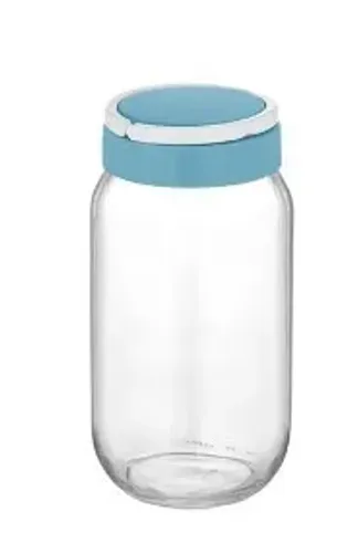 Conjunto De Potes De Vidro Azul Wx08828  425ml 660ml 1 L Splendo