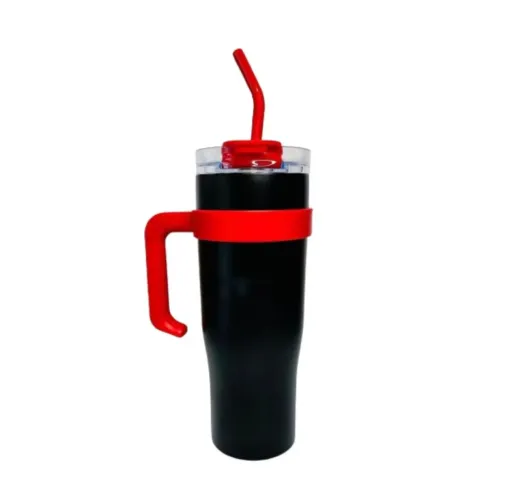 Copo 1,2 litros com canudo térmico garrafa Caneca Térmica com Canudo e Alça