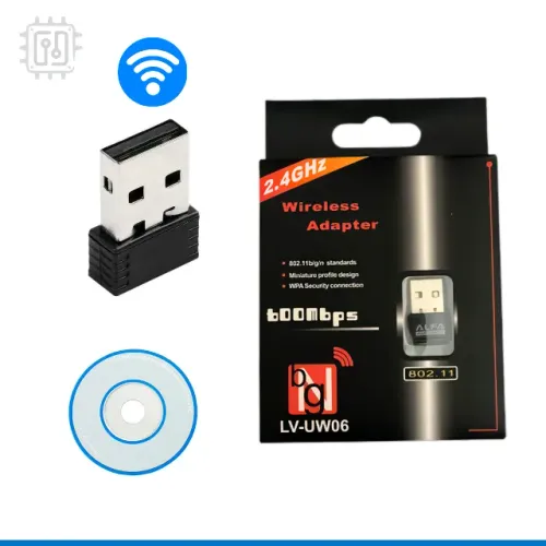 Adaptador USB Wireless Sem fio 2.4Ghz Receptor Wifi 950Mbps 802.11bng para PC Notebook