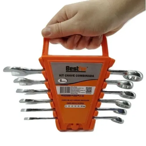 Jogo Ch Combinada Ac 6 Pçs 11-16mm Bestfer Bfh1053