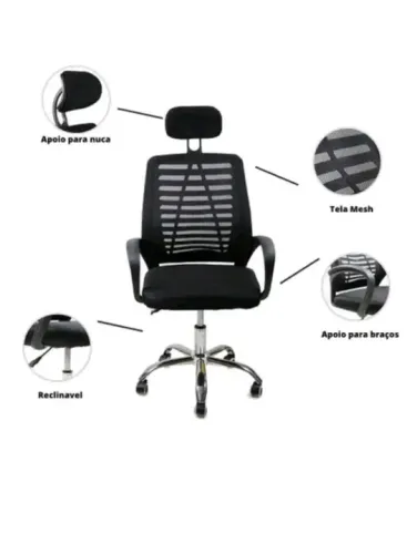 Cadeira de escritório nova na caixa entrega imediata 