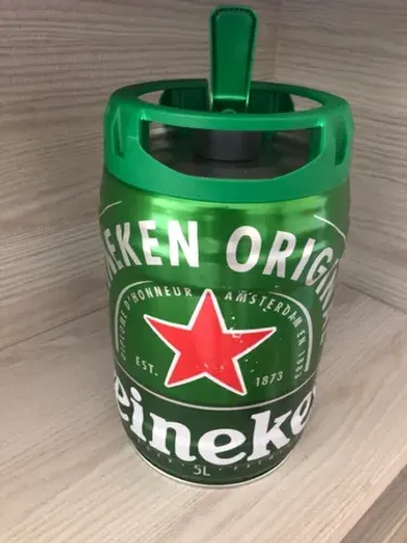 Barril vazio da Heineken
