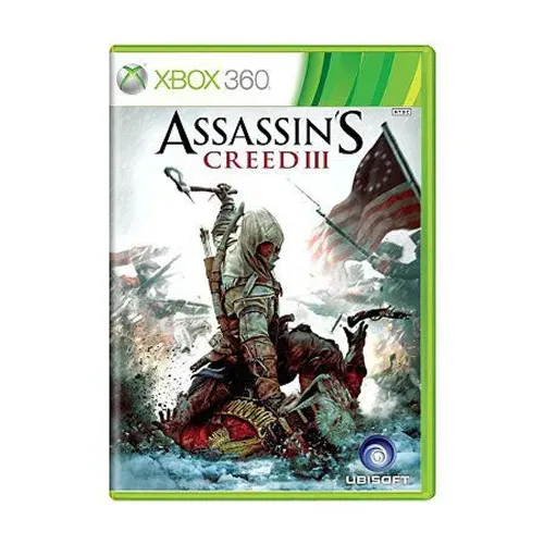 Assassin's Creed III Xbox 360 Original, mídia física.