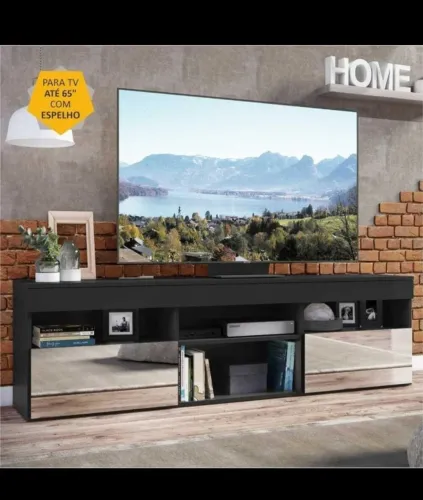 Promoção Rack Preto com Espelho - 19/03 