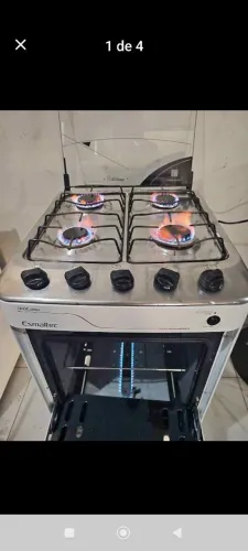Fogão Esmaltec Jade Glass 4 bocas