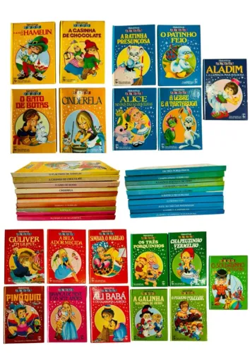Lote 20 Livros Historinhas Animadas Anos 80 
