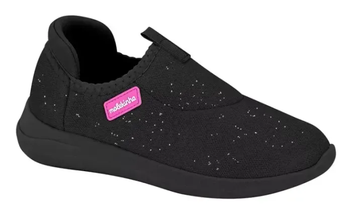 Infantil Tênis Calce Fácil Menina Gliter Conforto Original nº26