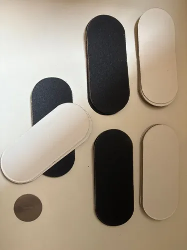 Refil de lixa pé preta pacote com 50 unidades