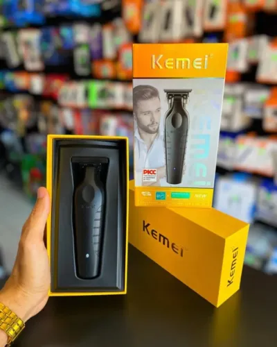 Máquina Kemei KM-2299 Black Original - Ultra Precisão e Motor Forte