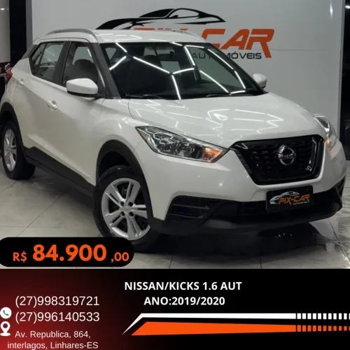 Nissan Kicks S Direct 1.6 16V Flex 5P Aut.(pcd) 2020