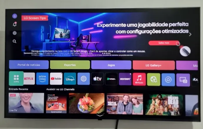 Smart TV LG 4K 50" NanoCell 50NANO80 - Com NF e garantia até 11/2027!