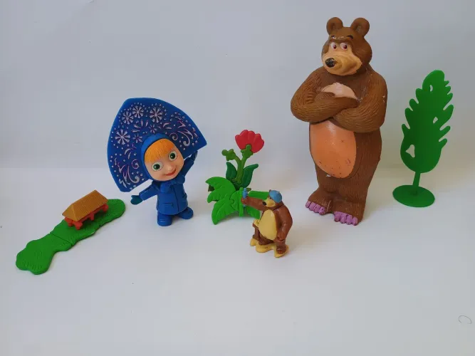 Brinquedos Personagens Desenho Masha e o Urso