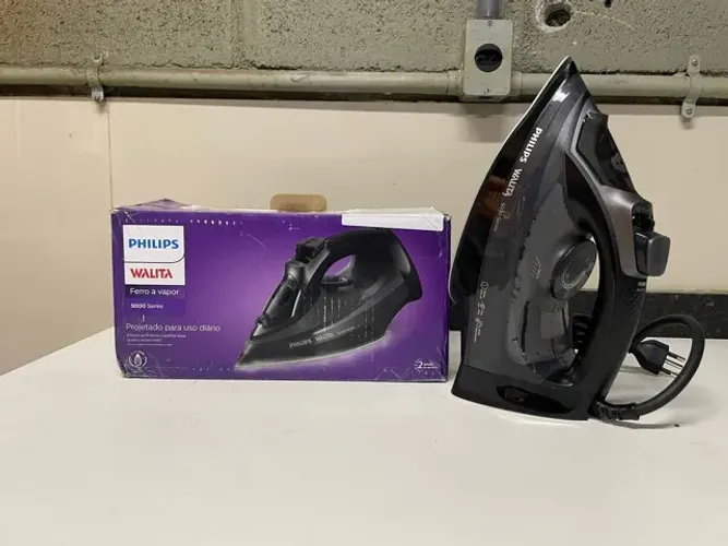 Ferro a vapor série 5000 preto 1400w philips walita 127v