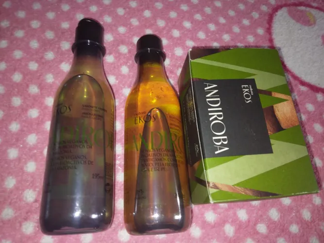 Kit Natura Ekos Andiroba - Sabonete Líquido, Sabonete em Barra e Óleo. 