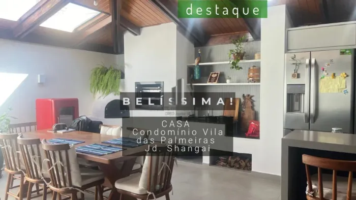 CASA CONDOMÍNIO VILA DAS PALMEIRAS JD SHANGAI JUNDIAI VENDA