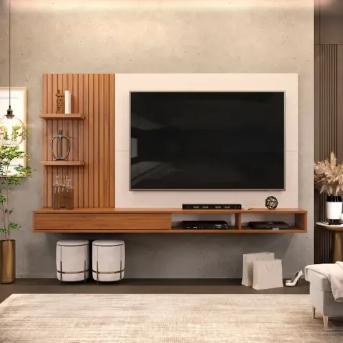 Painel De Tv 60 Polegadas Off White