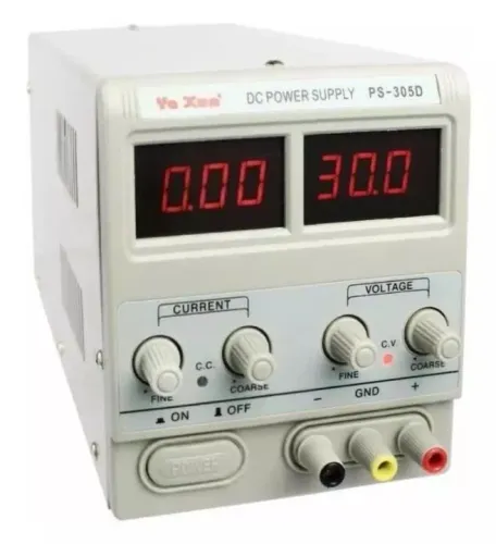 Forte DC digital de Bancada yaxun YX 305D bivolt 30v5A
