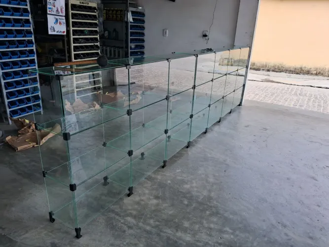 Promoção Balcão de vidro expositor para lojas aparti de 450