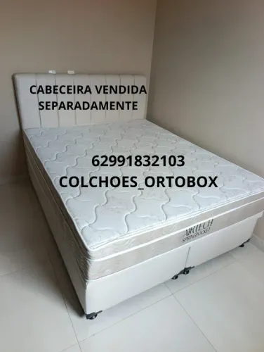 Base e Colchão Casal airtech da ortobom